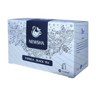 دمنوش چای سیاه و وانیل نیوشا| (20 عددی)