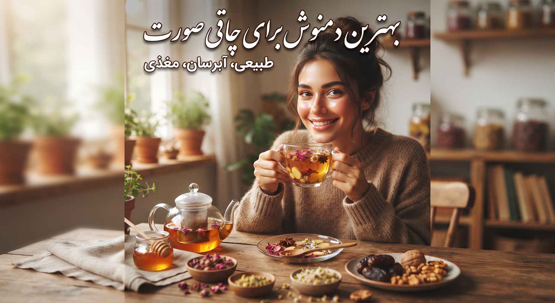 بهترین دمنوش برای چاقی صورت