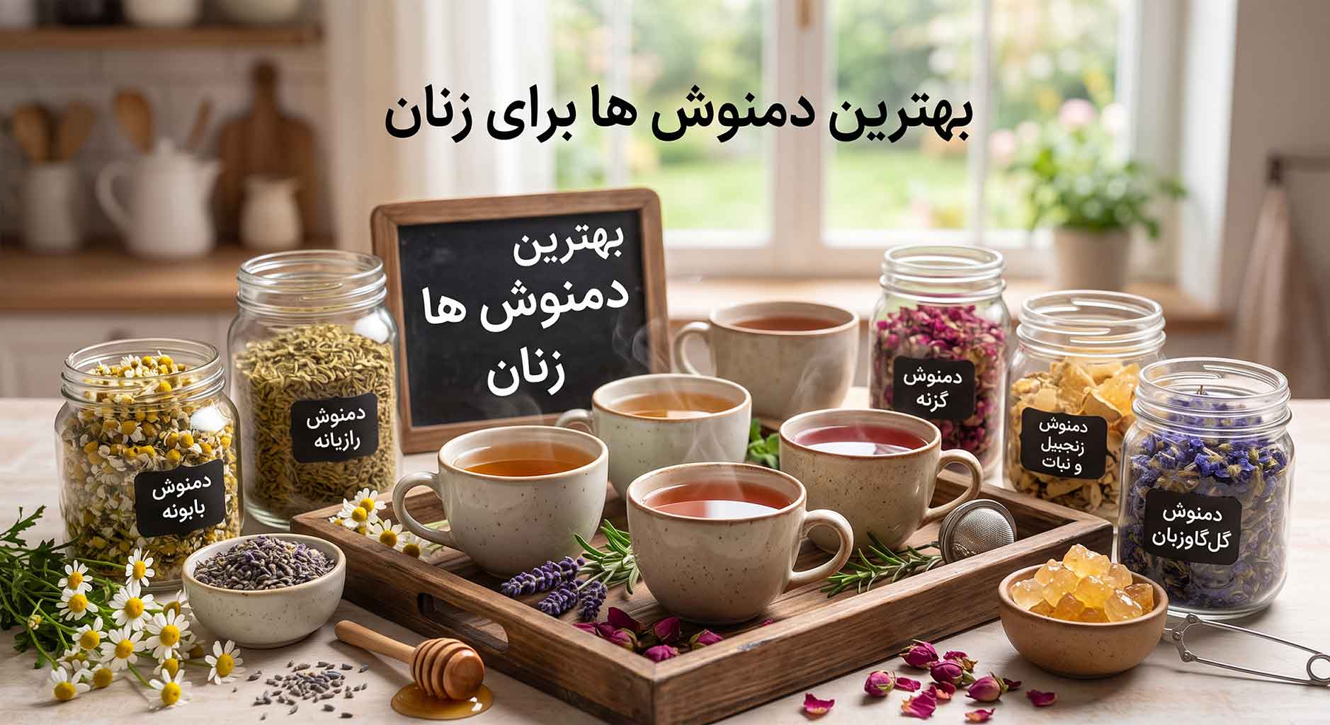 تولید محتوای بهترین دمنوش ها برای زنان